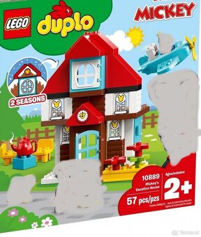 DUPLO sady i dílky solo: farma,Mickey,Minnie,popeláři.. - 3