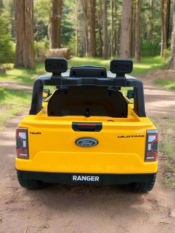 Dětské elektrické autíčko Ford Ranger Lift žlutý 2x35W - 3