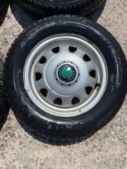 Sada zimních plechů Škoda Felicia s pneu - 3