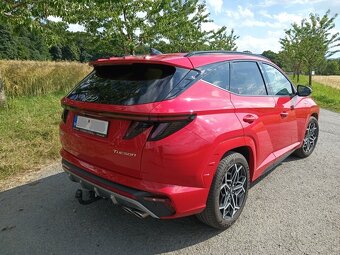 Hyundai Tucson N-line 2023, manuál, červený, 14500km,Stav n - 3