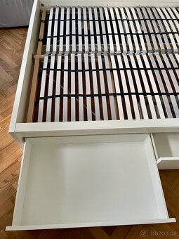 Postel 160 cm s rošty + šuplíky - 3