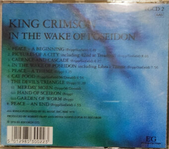 CD King Crimson: In The Wake Of Poseidon / Islands - 3
