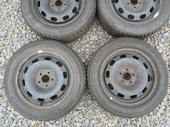 Plechová kola,sada,5x100,ET38,BRIDGESTONE,185/60 R15,8-8,5mm - 3