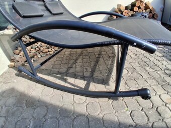 zahradní houpací lehátko pro dva - 3