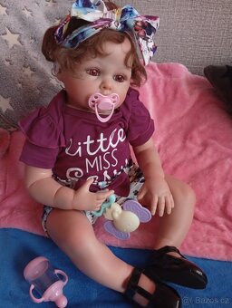 Realistická Reborn panenka batole 65 cm - 3