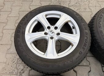 4x al kola 5x114.3 + pneu zimní 215/60 R17 - 3