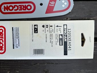 Lišta na řetězovou pilu Oregon 12 palců 30 cm, 1,3 mm, nová - 3