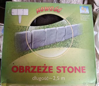 Zahradní plastový obrubník 2,5m - 3