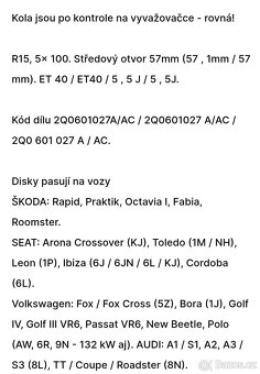 Plechové disky škoda - 3