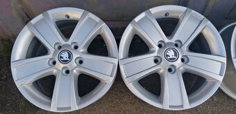 4ks Alu kola 5X112 , 15 ,Octavia 2 - TOP STAV - 3