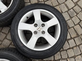 Alu kola Peugeot 4x108 letni pneu 195/55 r16 Leao - 3