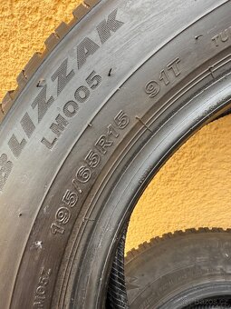 Zimní pneu 195/65/15 bridgestone - 3