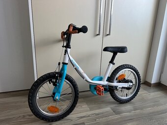 Dětské kolo 14" B-TWIN + kolečka - 3