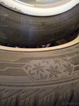 Alu kola Borbet, R16 + zimní pneu 205/60 R16 - 3