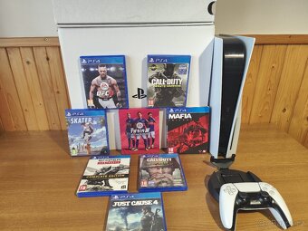 PS5 herní konzole záruční list , hry - 3