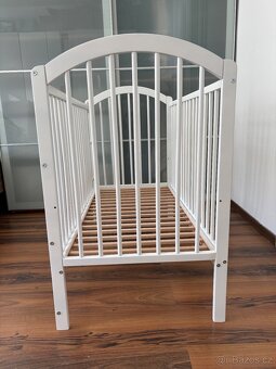 Dětská postýlka bíla dub - 120 x 60 cm - 3