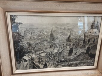 Obraz starožitná kresba - 3