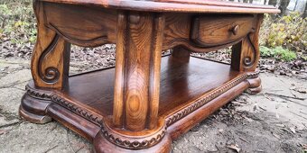 Masivní dubový konfer.stůl - 3