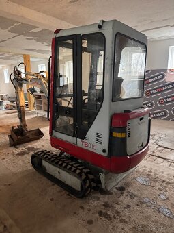 Minibagr Takeuchi TB015 2001 2x lzice Teleskop - 3