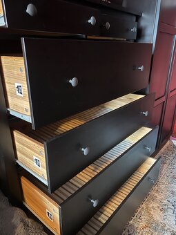 Komoda HEMNES z Ikei 2x černá - 3