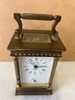 Mosazný starožitný budík - originál. - 3