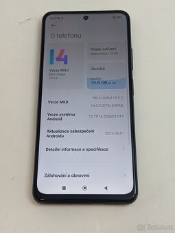 Xiaomi Redmi Note 11S 5G 4/64gb black. Záruka 6 měsíců. - 3