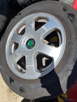 Celoroční pneu + alu kola 195/65 r15 5x100 - 3