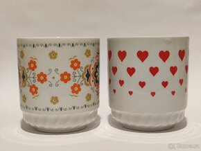 2x retro hrnek, starý sběratelský hrníček 150/ks, pošta 69.- - 3