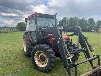 Zetor 5340 s čelním nakladačem s SPZ - 3