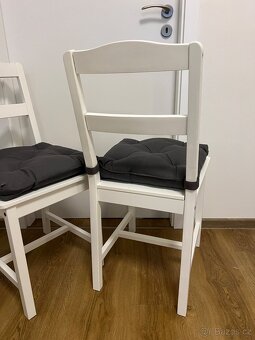 2x IKEA židle Hauga s sedáky Malinda - 3