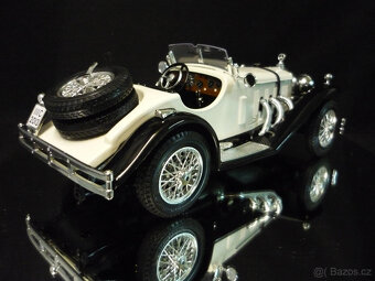 Mercedes Benz SSK bílý Bburago 1/18 - 3
