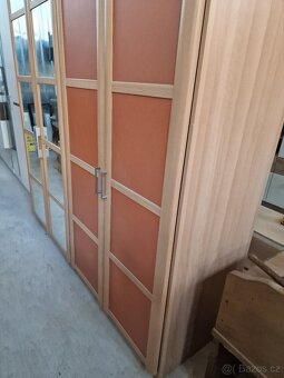 Skrin satni 4 dverova 60x200 výška 216 cm - 3