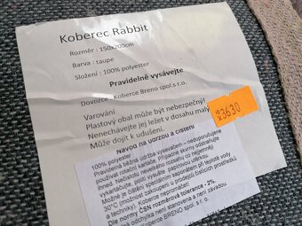 NOVÝ kusový KOBEREC 200x150 cm - 3