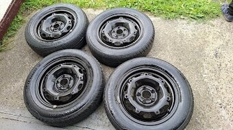 Plekové disky + letní pneu 165/70 R14 81T Škoda Fabia 1 - 3