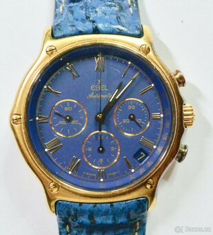 Ebel 1911 El Primero Automatic Date 750 Gold Chronograph - 3