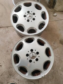 4ks alu disky orig. Mercedes Benz 5x112 r16 et51 - 3