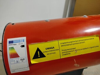 Plynové topení, plynový ohřívač 15kW + reduktor - 3