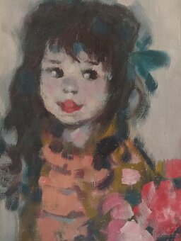 OBRAZ OLEJ NA PLÁTNĚ HOLANDSKÝ MALÍŘ A. KOROS - 3