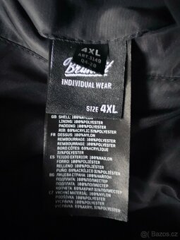 Bunda Bomber Brandit, černá 4XL - 3