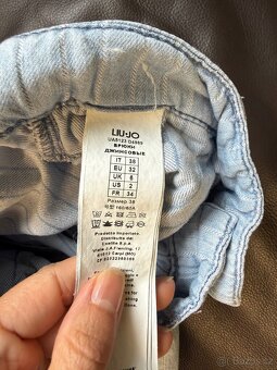 Dámské široké kalhoty- rifle luxusní značky LIU JO - 3