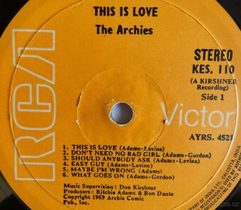 The Archies  –  This Is Love  (LP) - 3