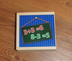 Dřevěné kartičky s příklady - 3