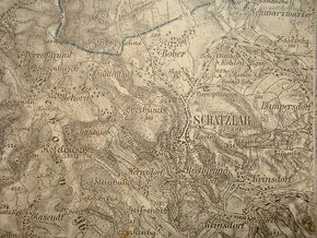 Rakousko-Uhersko vojenská mapa Trutnov a okolí - 3
