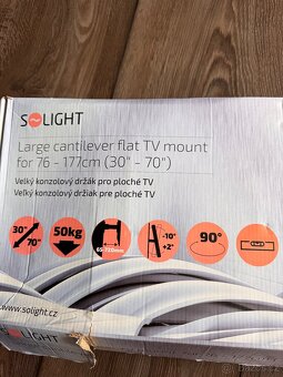 Nástěnný držák na televizi Solight - 3