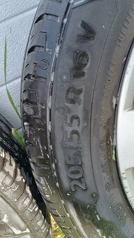 Alu kola ŠKODA, 5x112 7jx16 et37, pneu 205/55/16 - 3