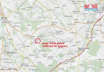 Prodej louky, 3459 m², Kojovice -Kropáčova Vrutice - 3