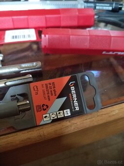 🔧 PROFESIONÁLNÍ VRTÁKY HILTI + BERNER SDS-plus • 9 kusů - 3