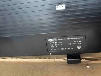 Filmová promítačka Meopta - 3