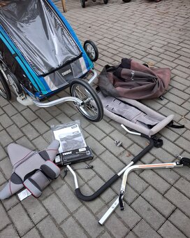 THULE CX2 vozík a kočárek pro 2 děti - 3
