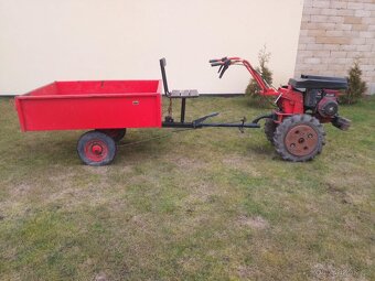 Malotraktor Briggs & Stratton Industrial Plus + vozík + přís - 3